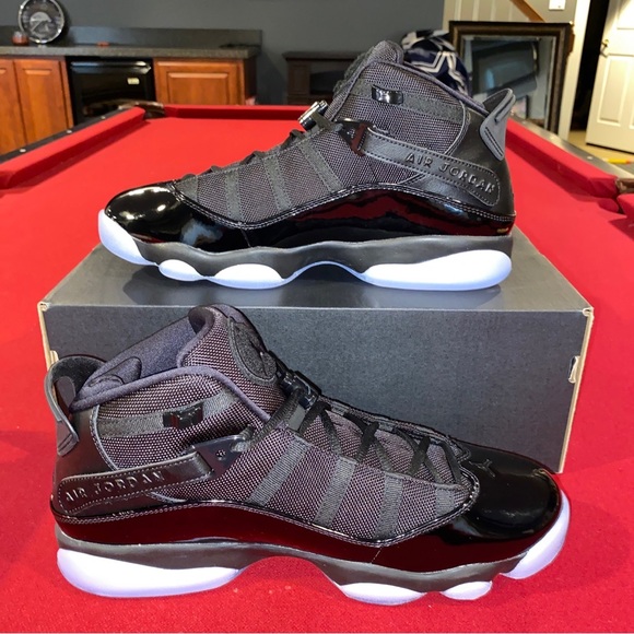 Jordan 6 Rings Black Ice 322992-011 Men’s Size 7.5 - Picture 2 of 8